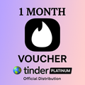 TINDER PLATINUM 1 MONTH CODE 24/7 VOUCHER